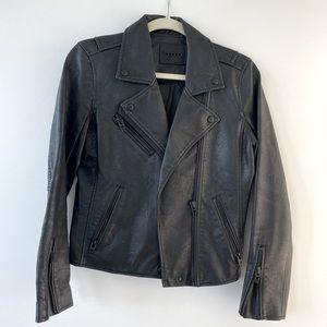 Blank NYC black leather jacket